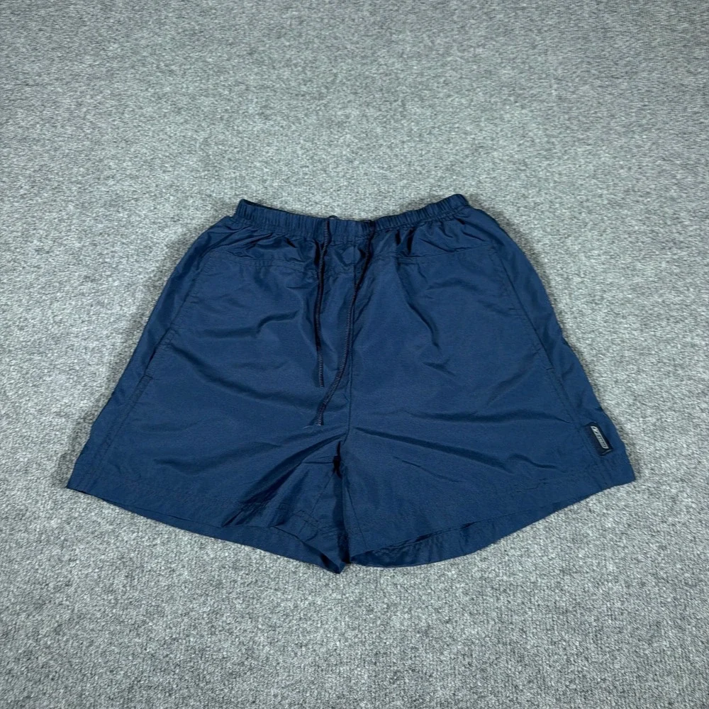 Y2K Reebok Shorts Girls Dark Blue‎ Large Vintage Athletic Training Gym Running